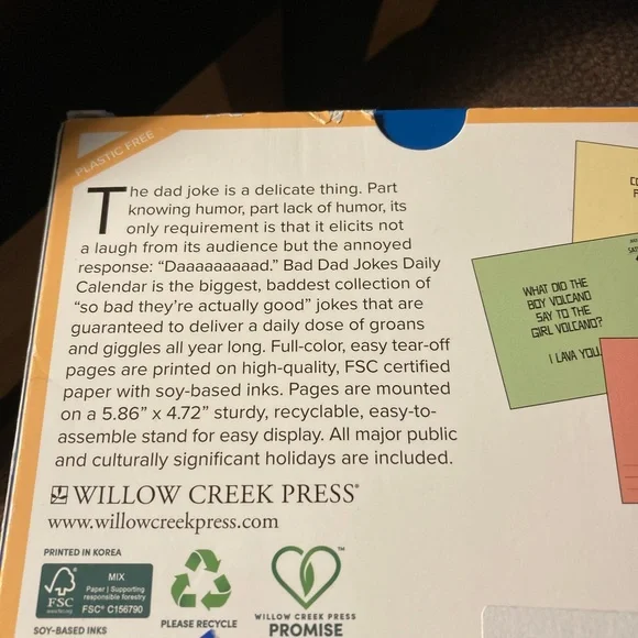 NWTS Bad Dad Jokes Calendar - Picture 5 of 5